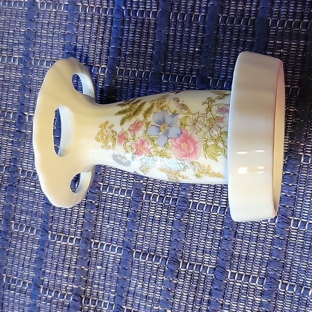 FERN 80's vintage porcelain toothbrush Holder